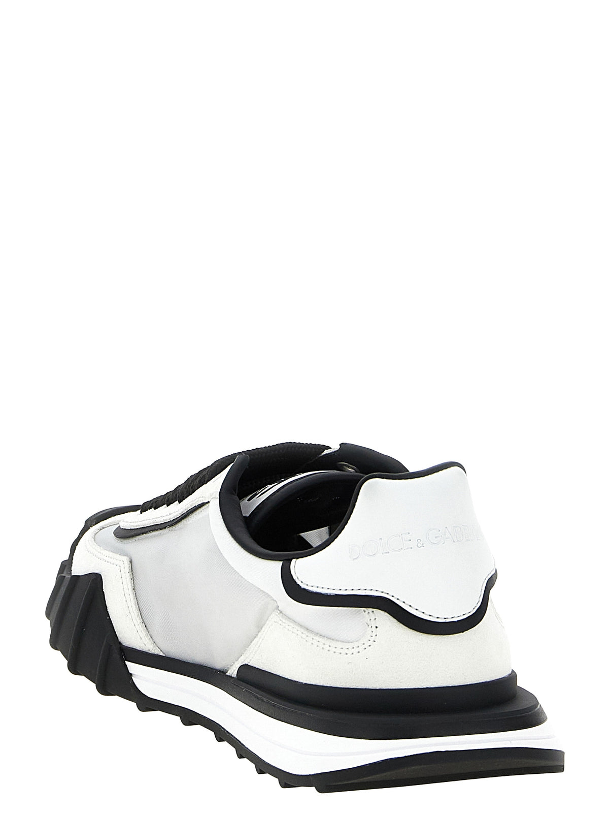 Dolce & Gabbana Bicolor Polyamide Athletic Sneakers