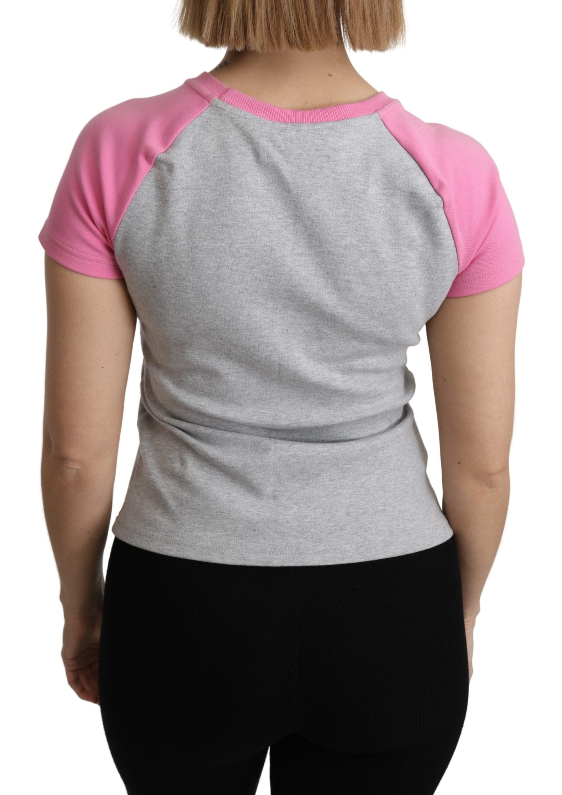 Moschino Gray and pink Cotton T-shirt My Little Pony