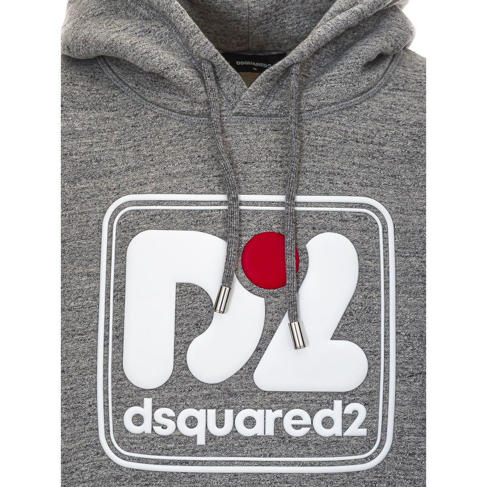 Dsquared2 Gray Cotton Sweatshirt