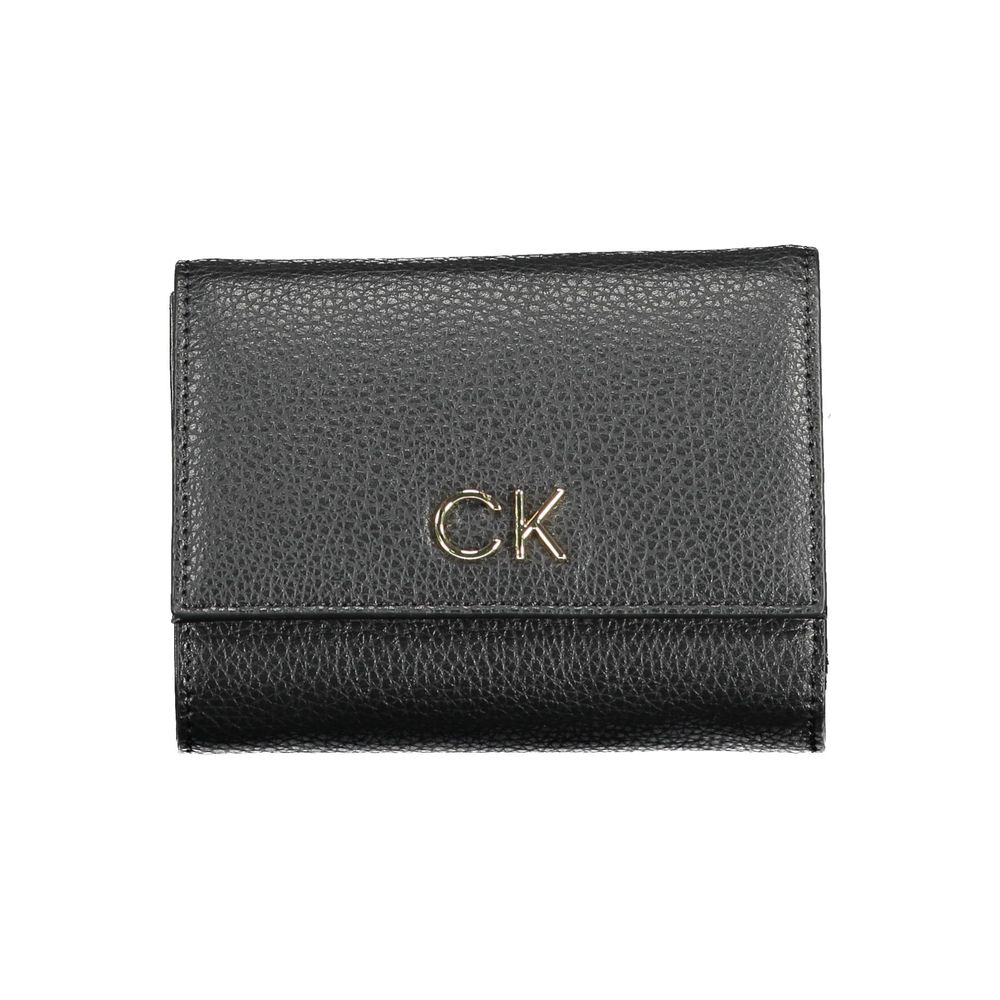 Calvin Klein Black Polyurethane Wallet