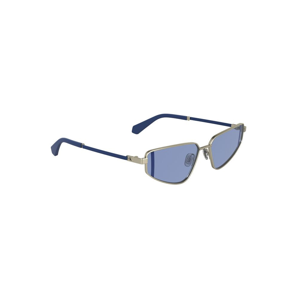 Calvin Klein Silver Metal Sunglasses