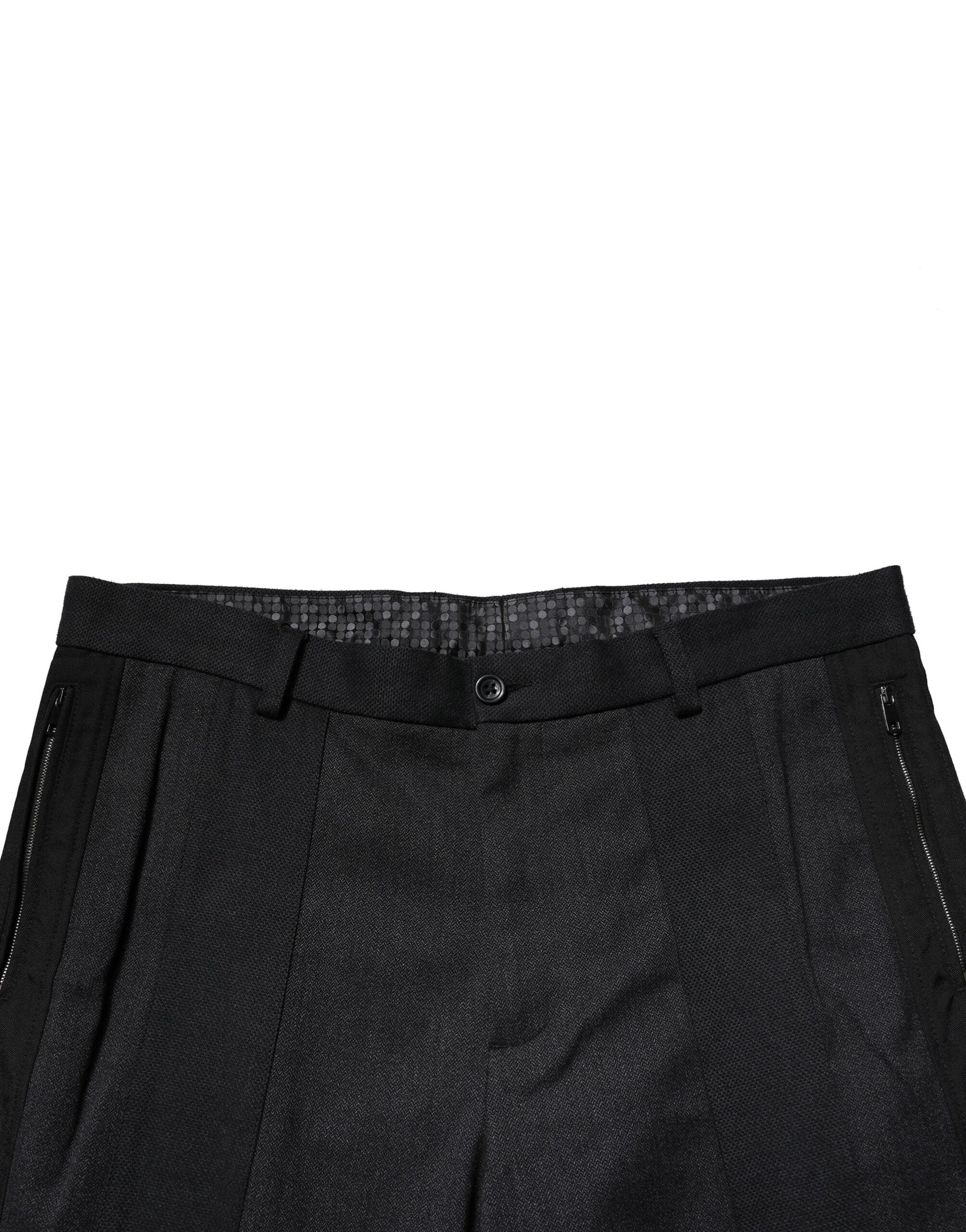 Black Cotton Dress Slim Formal Pants
