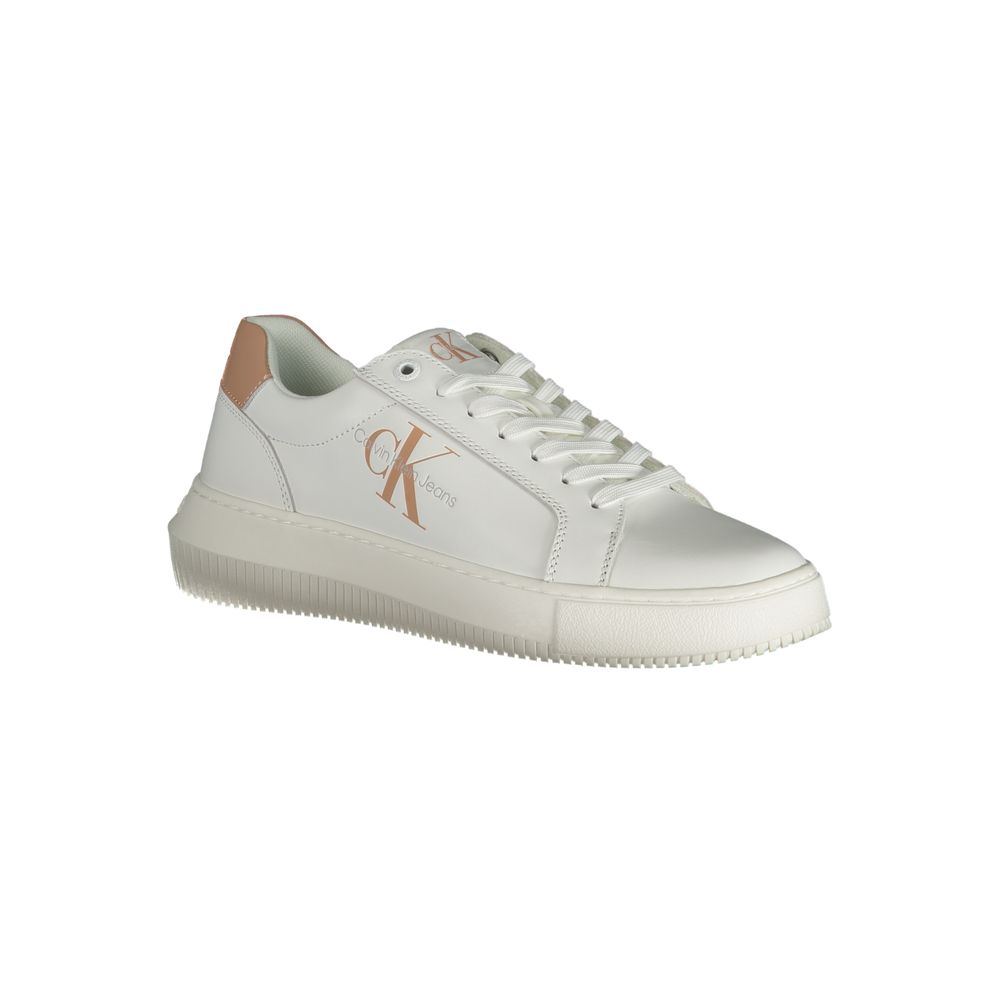 Calvin Klein White Leather Sneaker