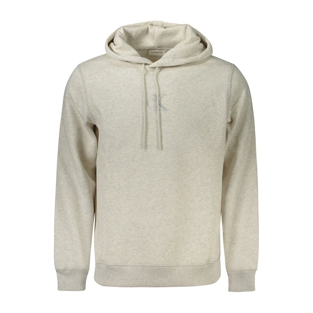 Calvin Klein Grey Cotton Hoodie