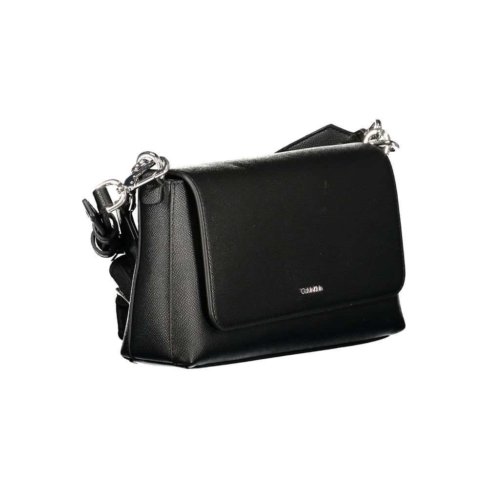 Calvin Klein Black Polyurethane Handbag