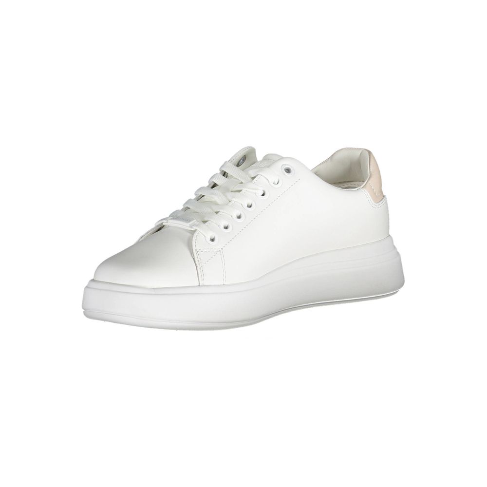 Calvin Klein White Leather Sneaker