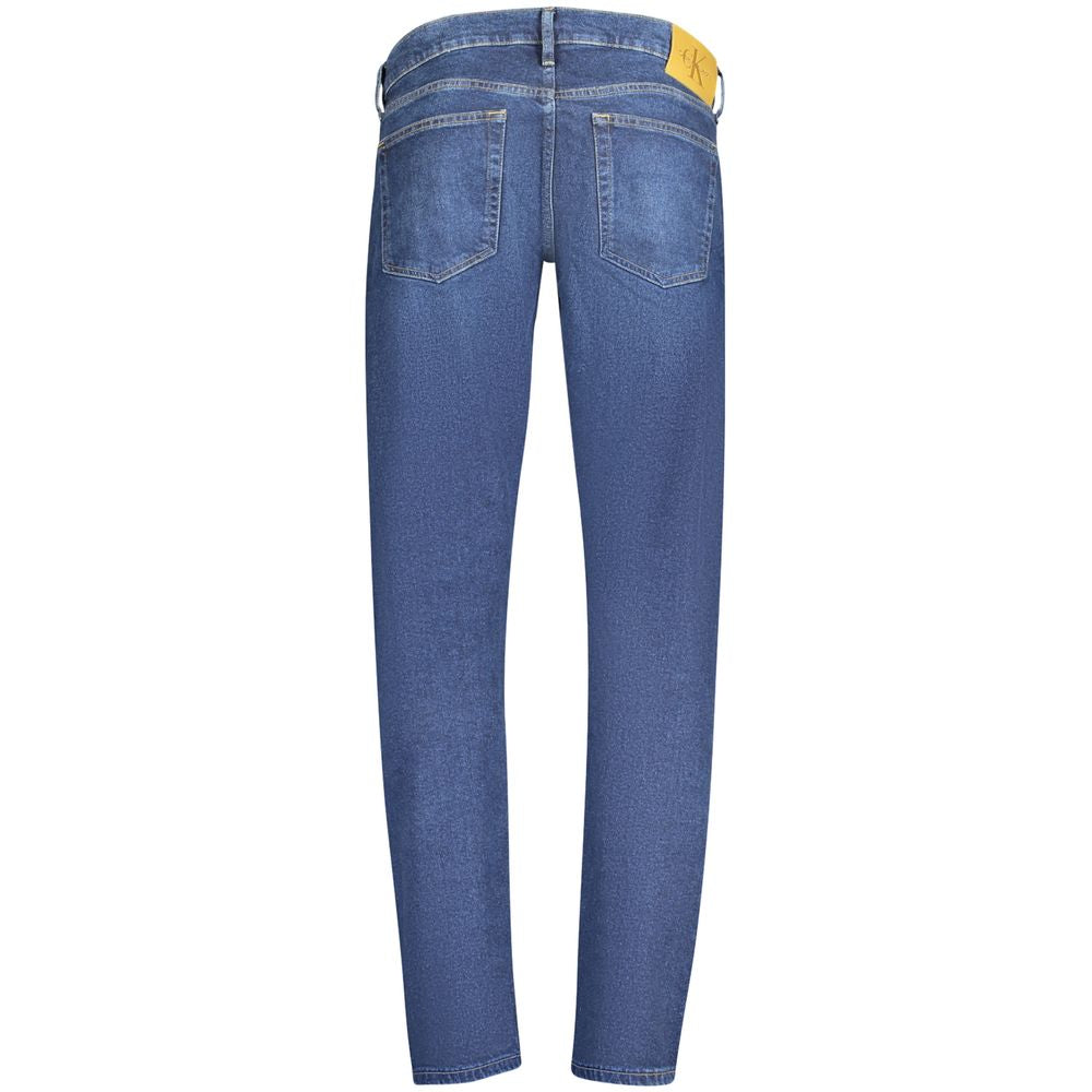Calvin Klein Blue Cotton Jeans
