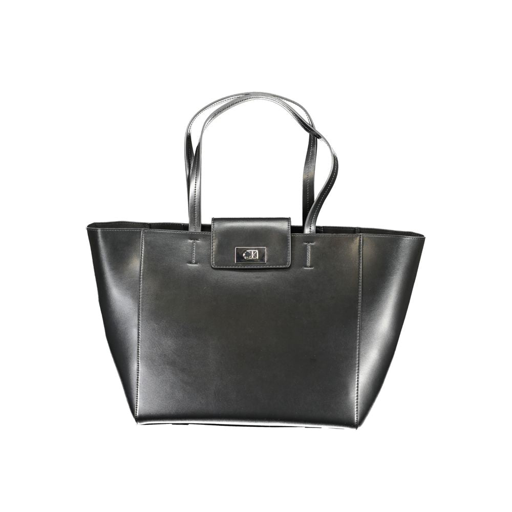Calvin Klein Black Recycled Polyester Handbag