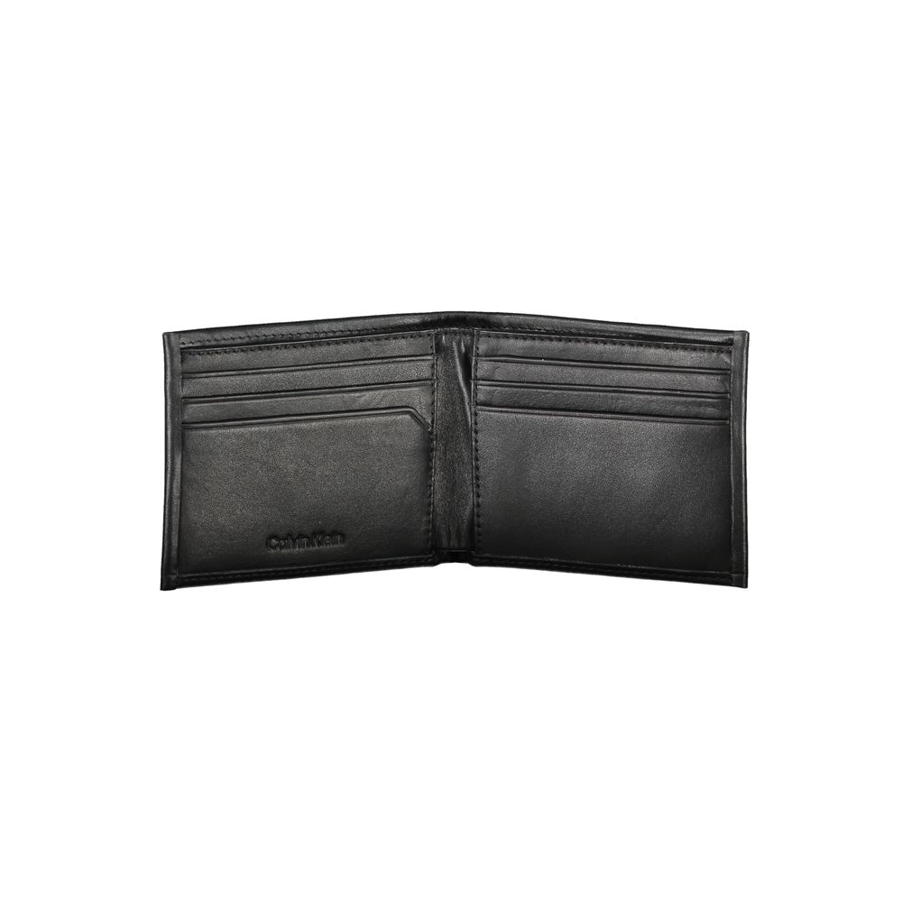 Calvin Klein Black Polyurethane Wallet