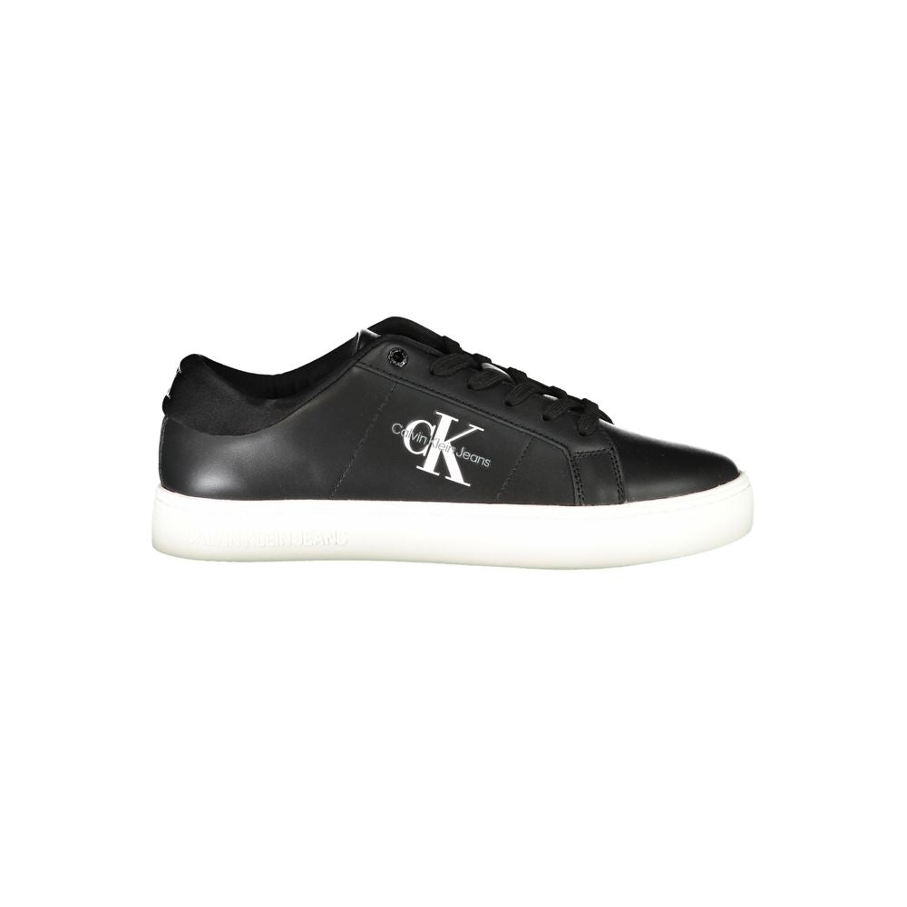 Calvin Klein Black Polyurethane Sneaker