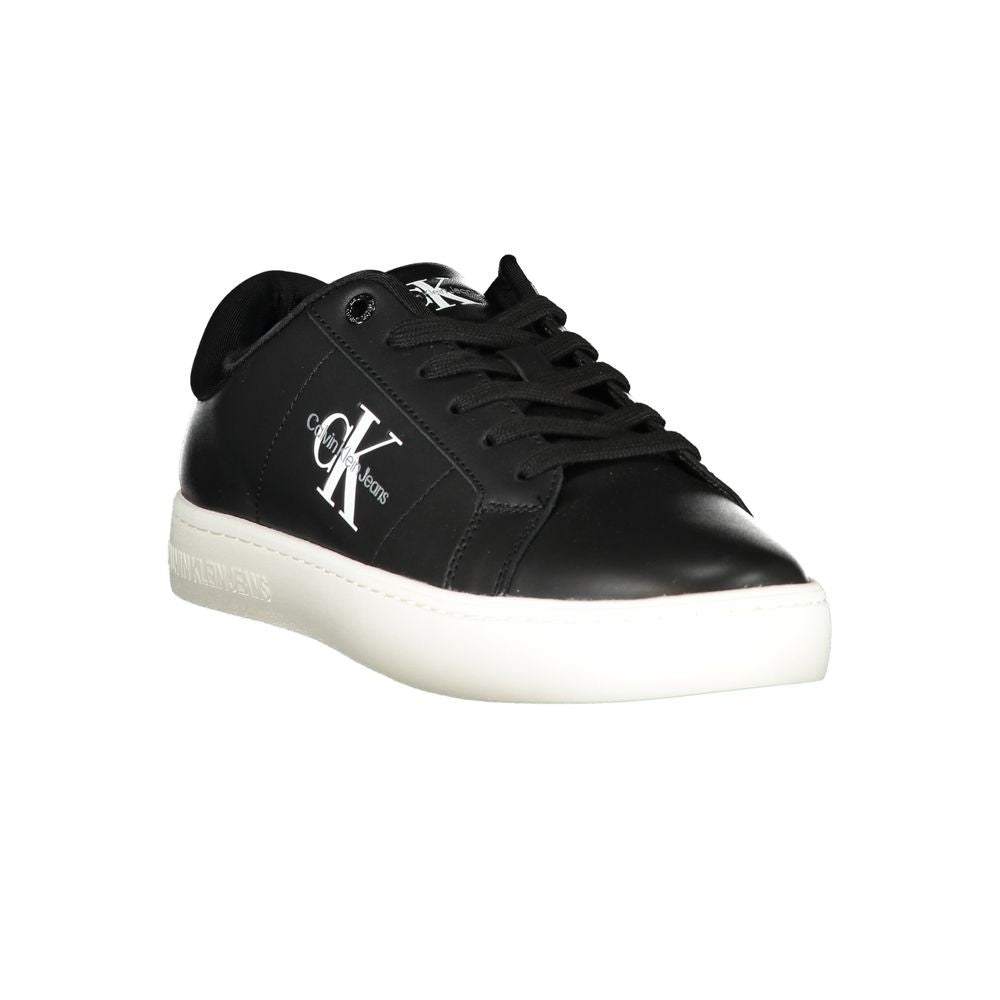 Calvin Klein Black Polyurethane Sneaker