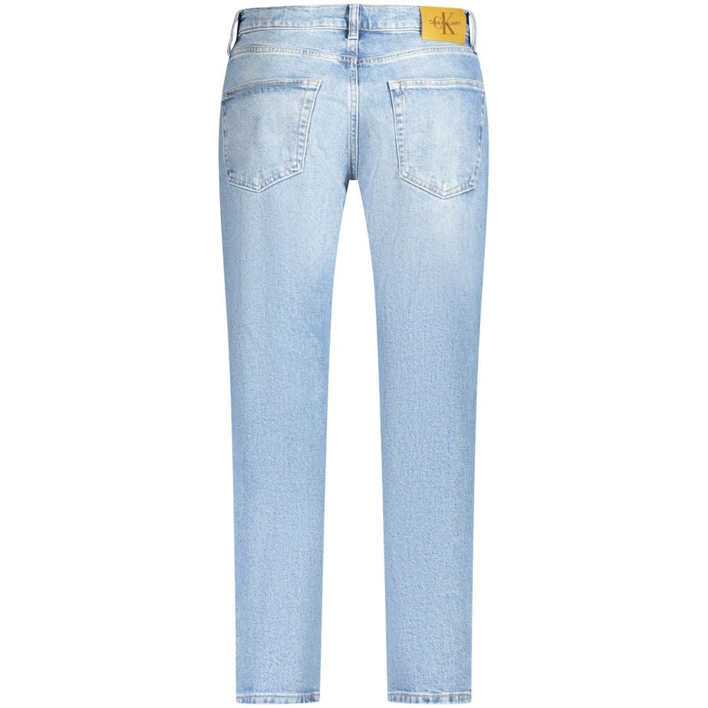 Calvin Klein Light Blue Cotton Jeans