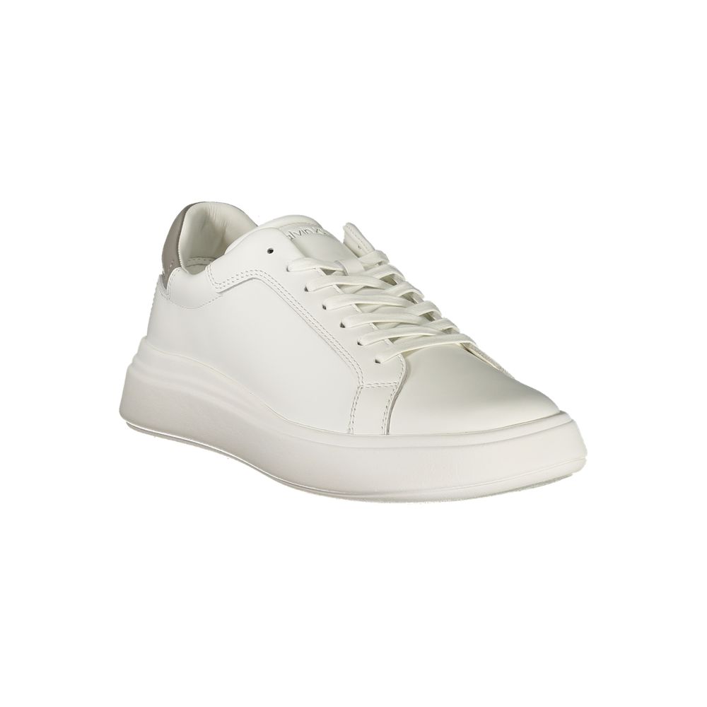 Calvin Klein White Polyurethane Sneaker