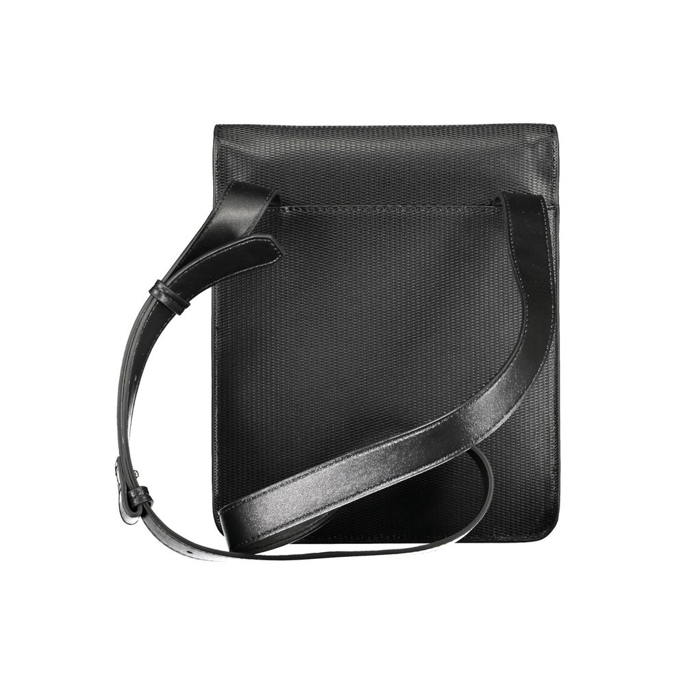 Calvin Klein Black Polyurethane Shoulder Bag