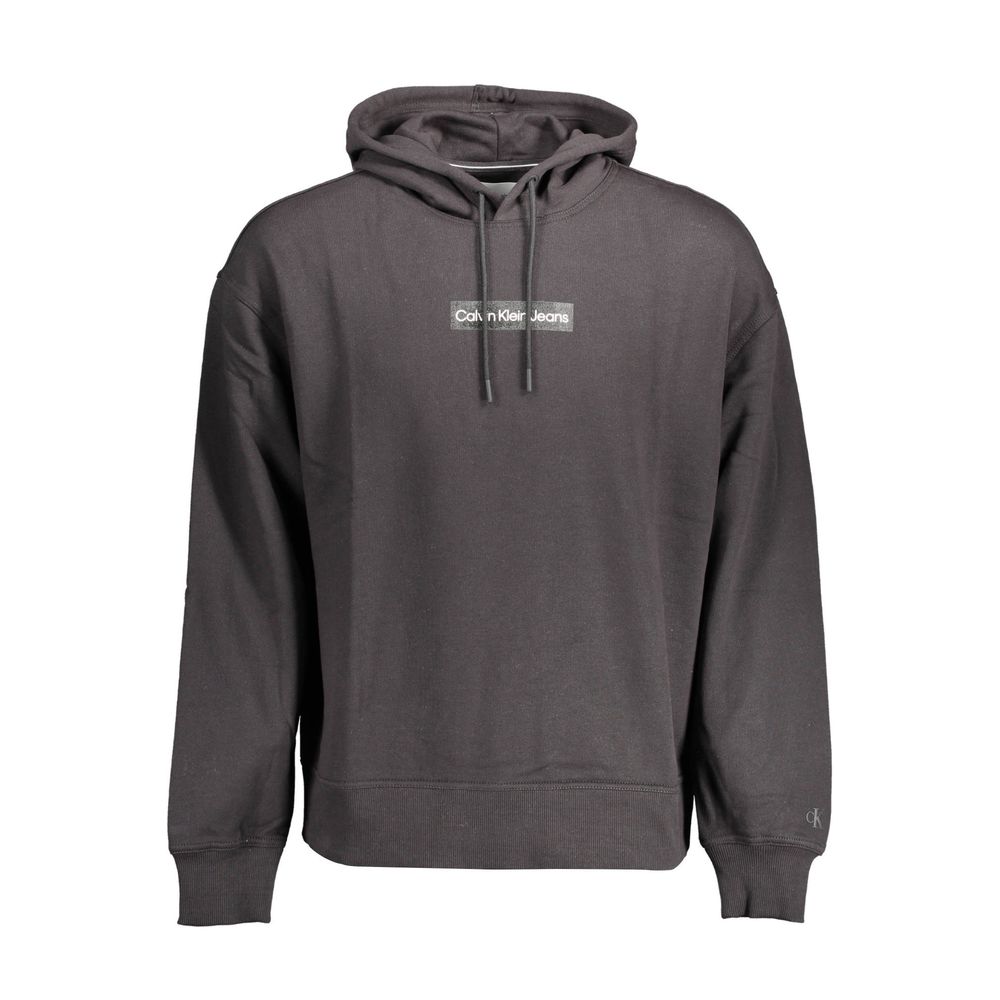 Calvin Klein Black Cotton Hoodie