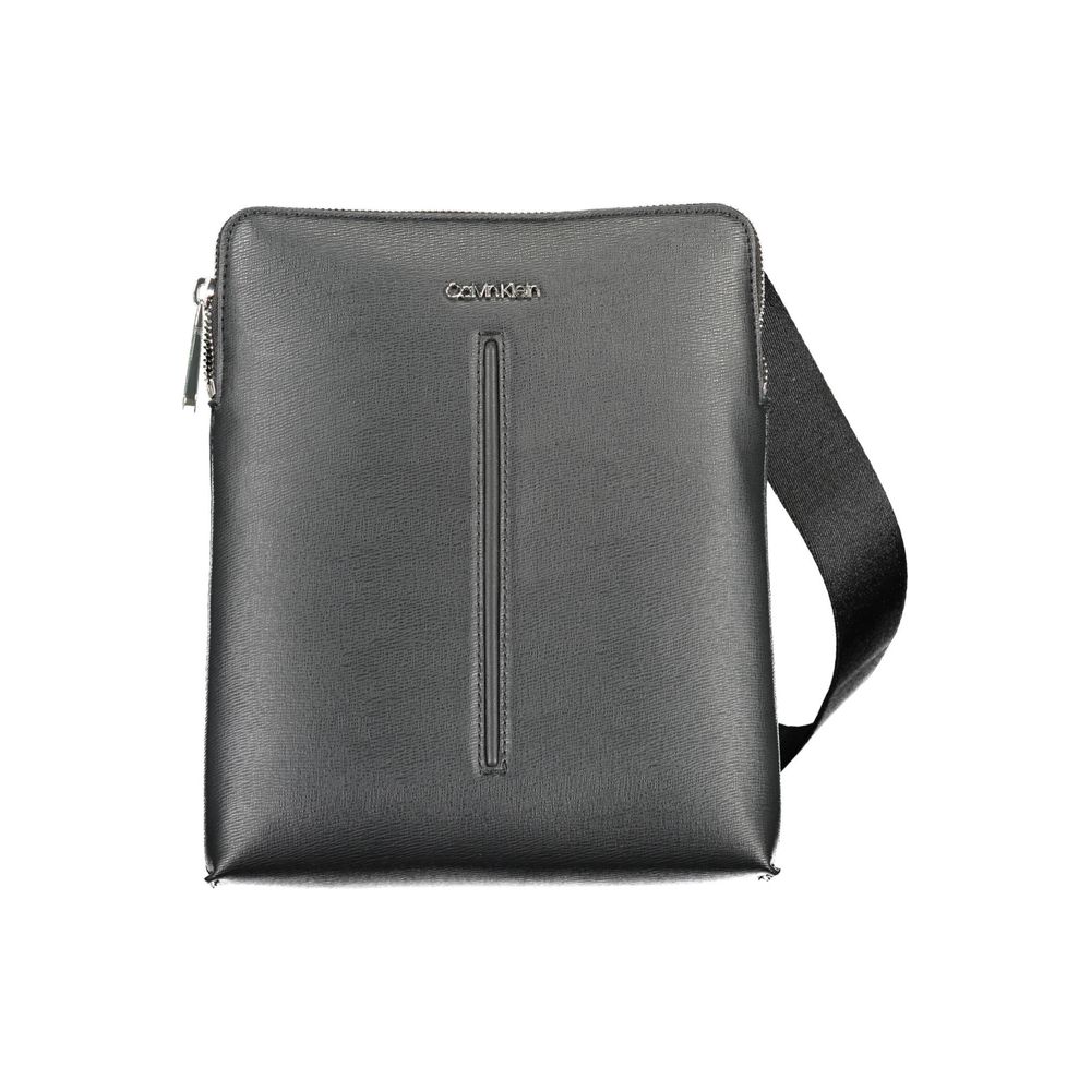 Calvin Klein Black Polyurethane Shoulder Bag
