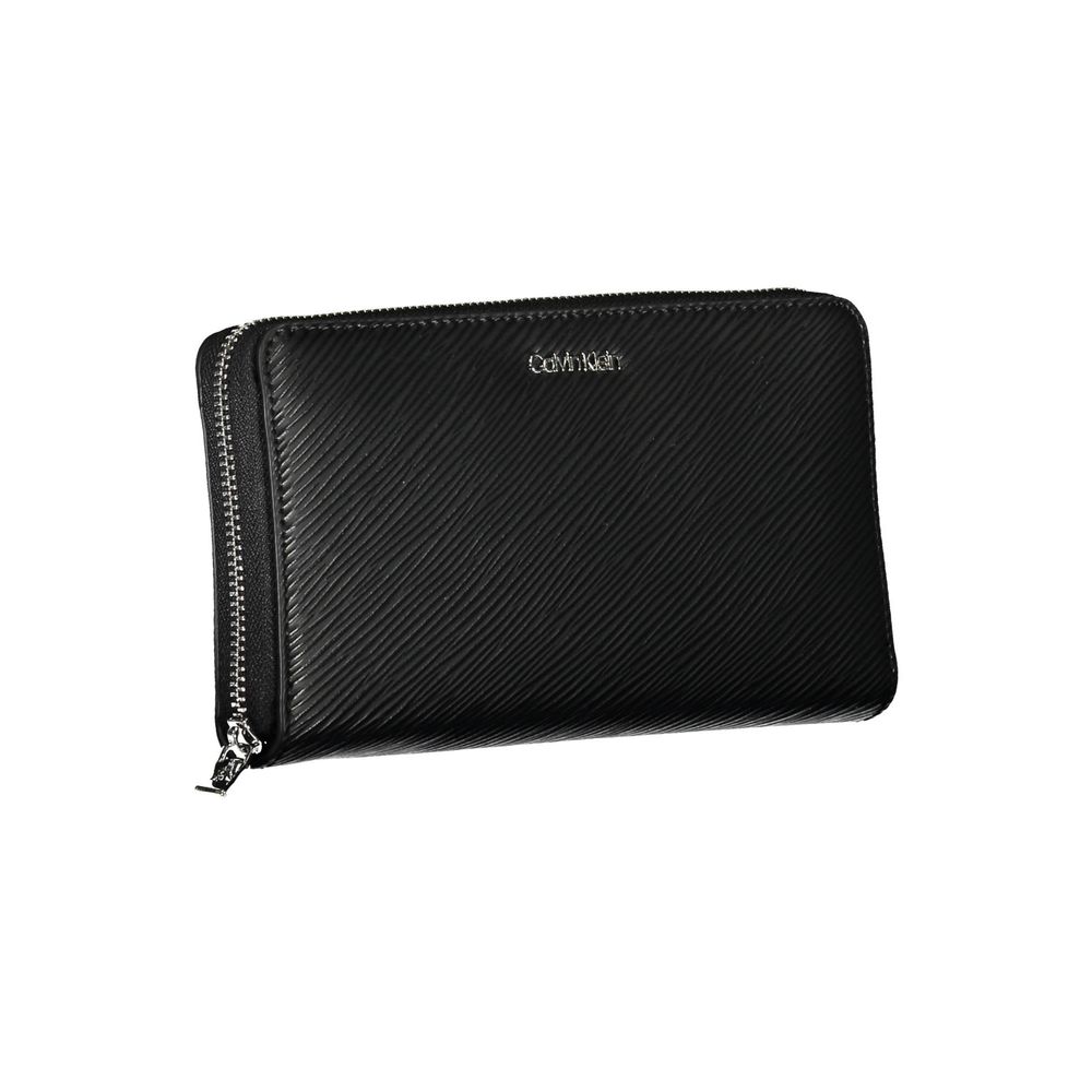 Calvin Klein Black Polyurethane Wallet
