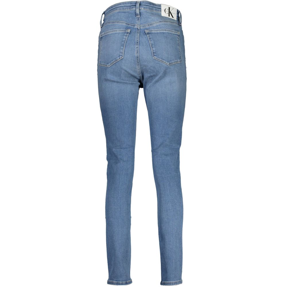 Calvin Klein Blue Cotton Jeans