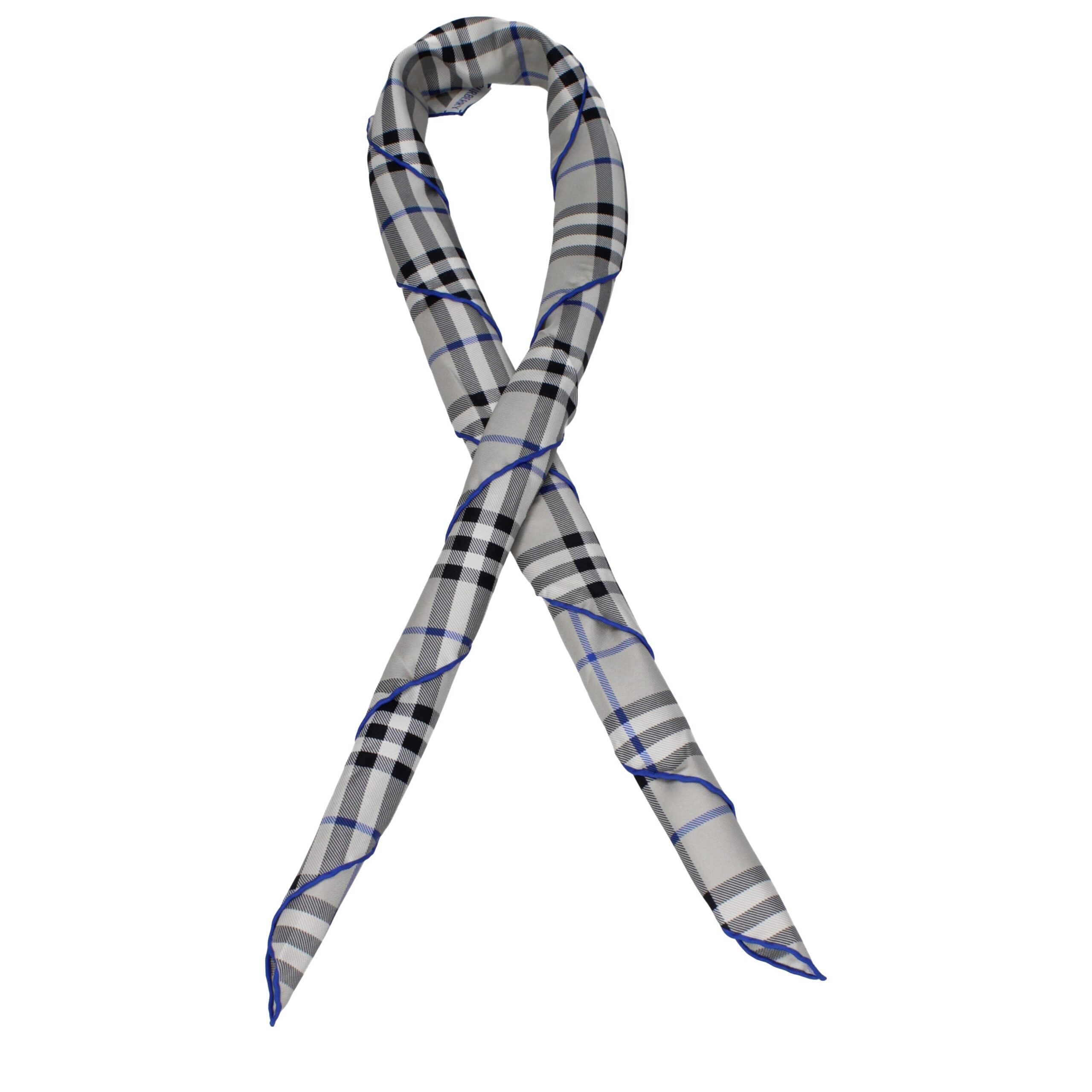 Burberry Grey Silk Foulard