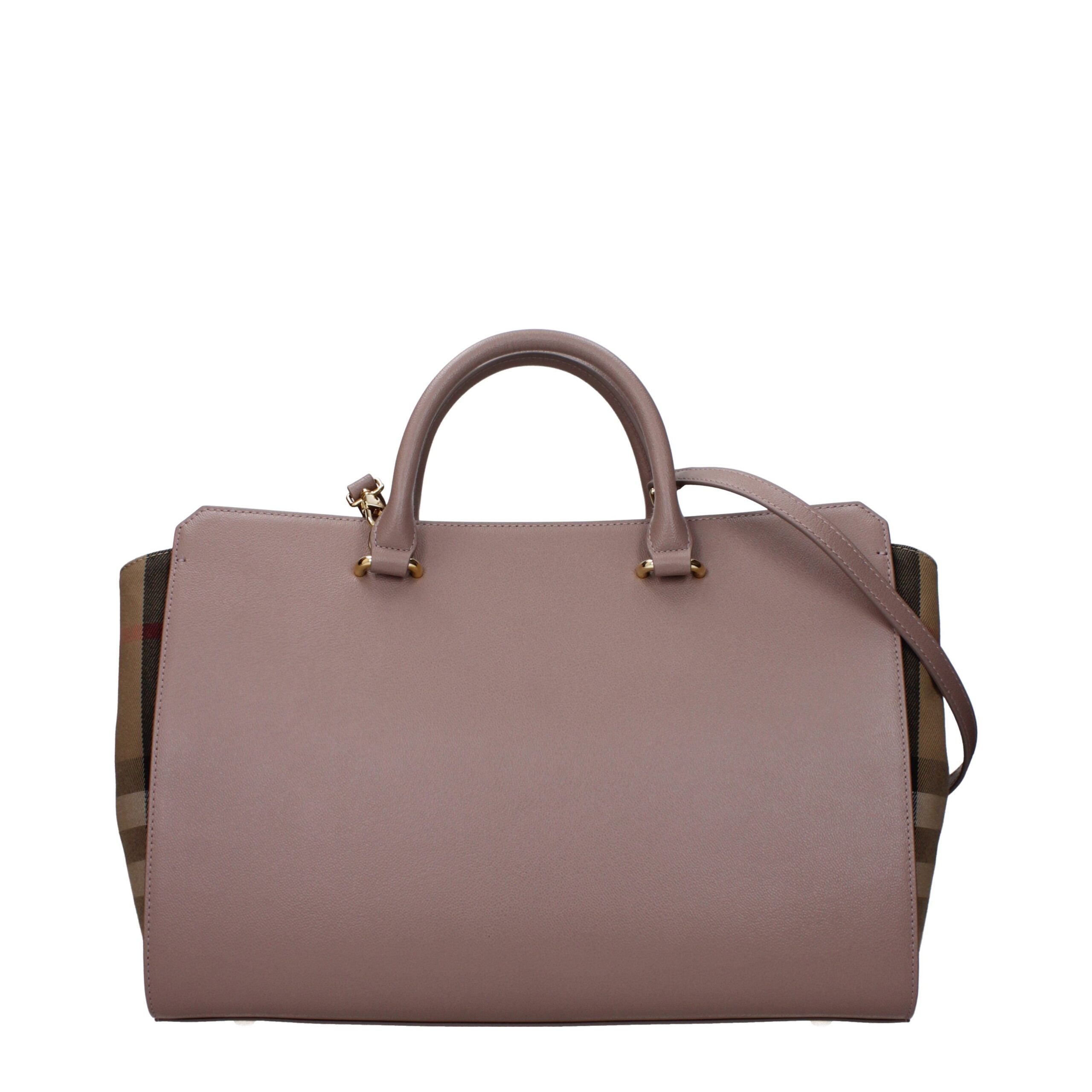Burberry Grey Leather Handbag