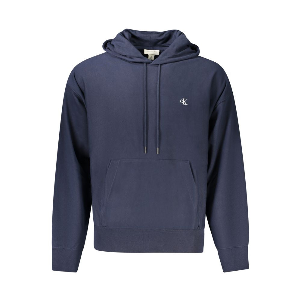 Calvin Klein Blue Cotton Hoodie