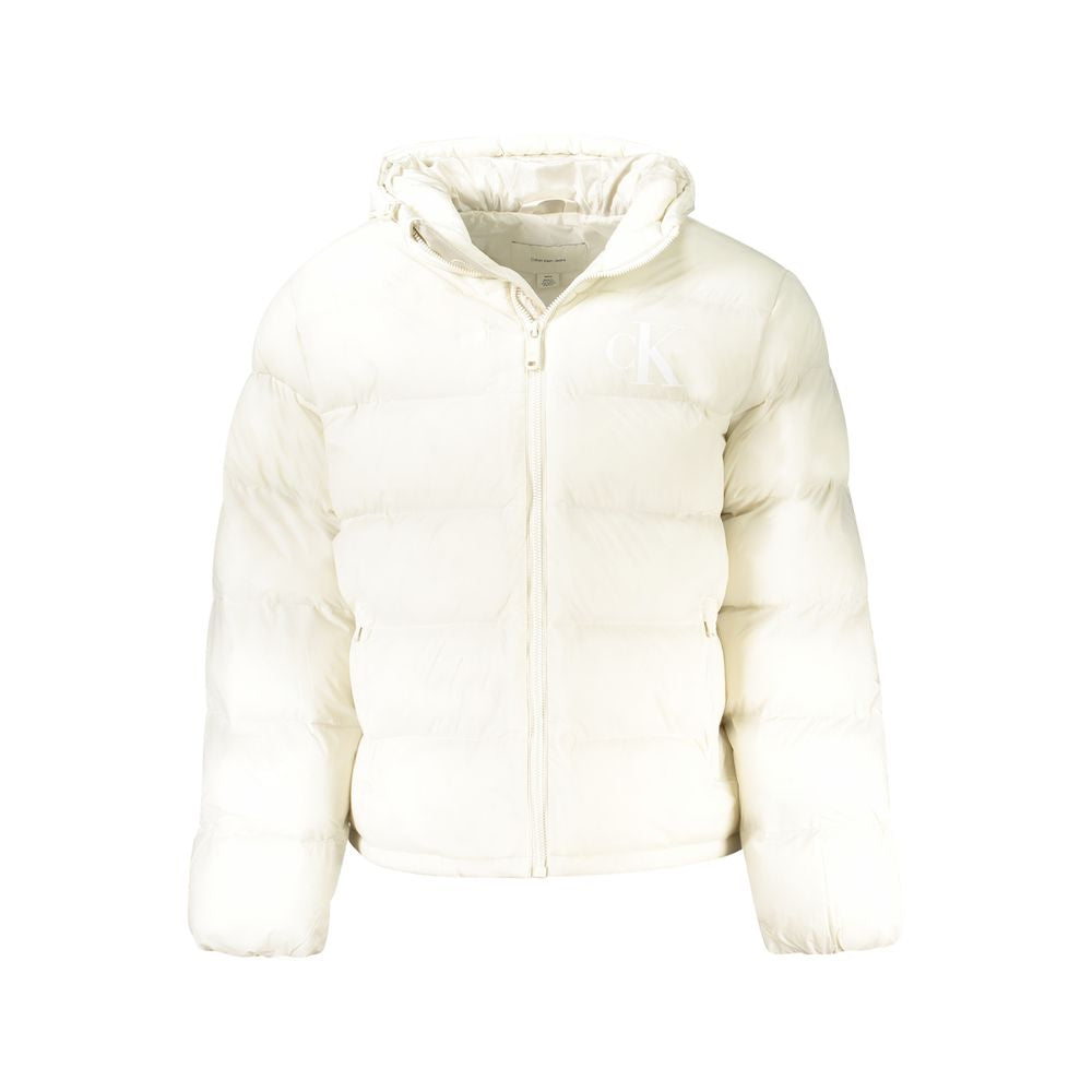 Calvin Klein White Polyamide Jacket