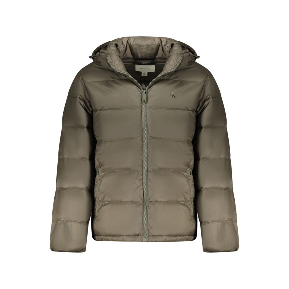 Calvin Klein Brown Polyamide Jacket