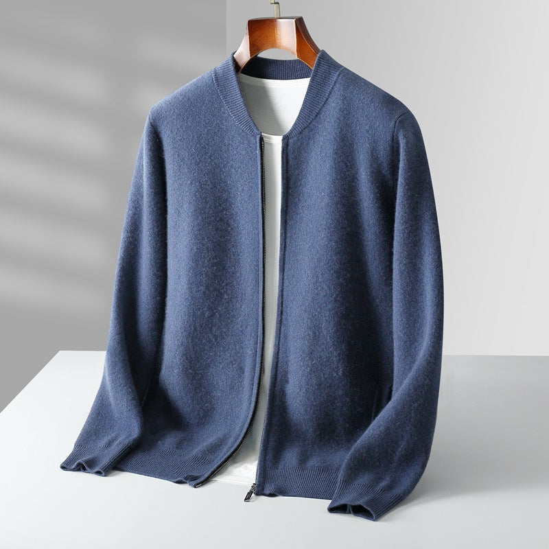 Round Neck Top Men's Cardigan Coat Signvm Project