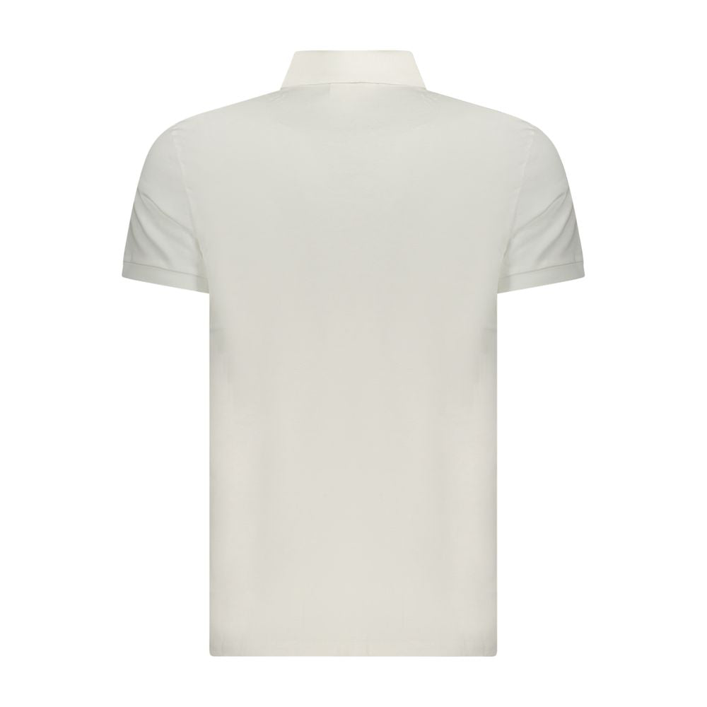 Calvin Klein White Cotton Polo