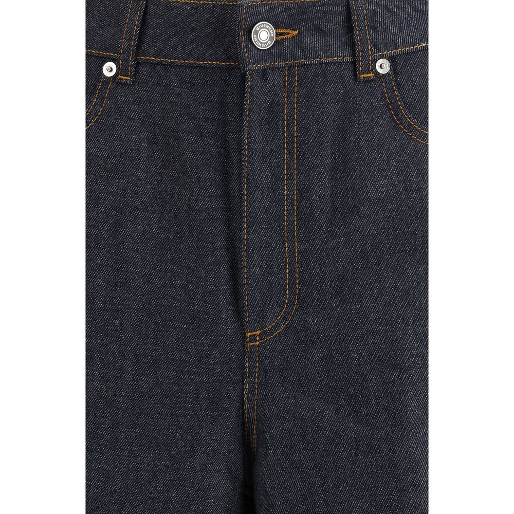 Blue Cotton Jeans Denim