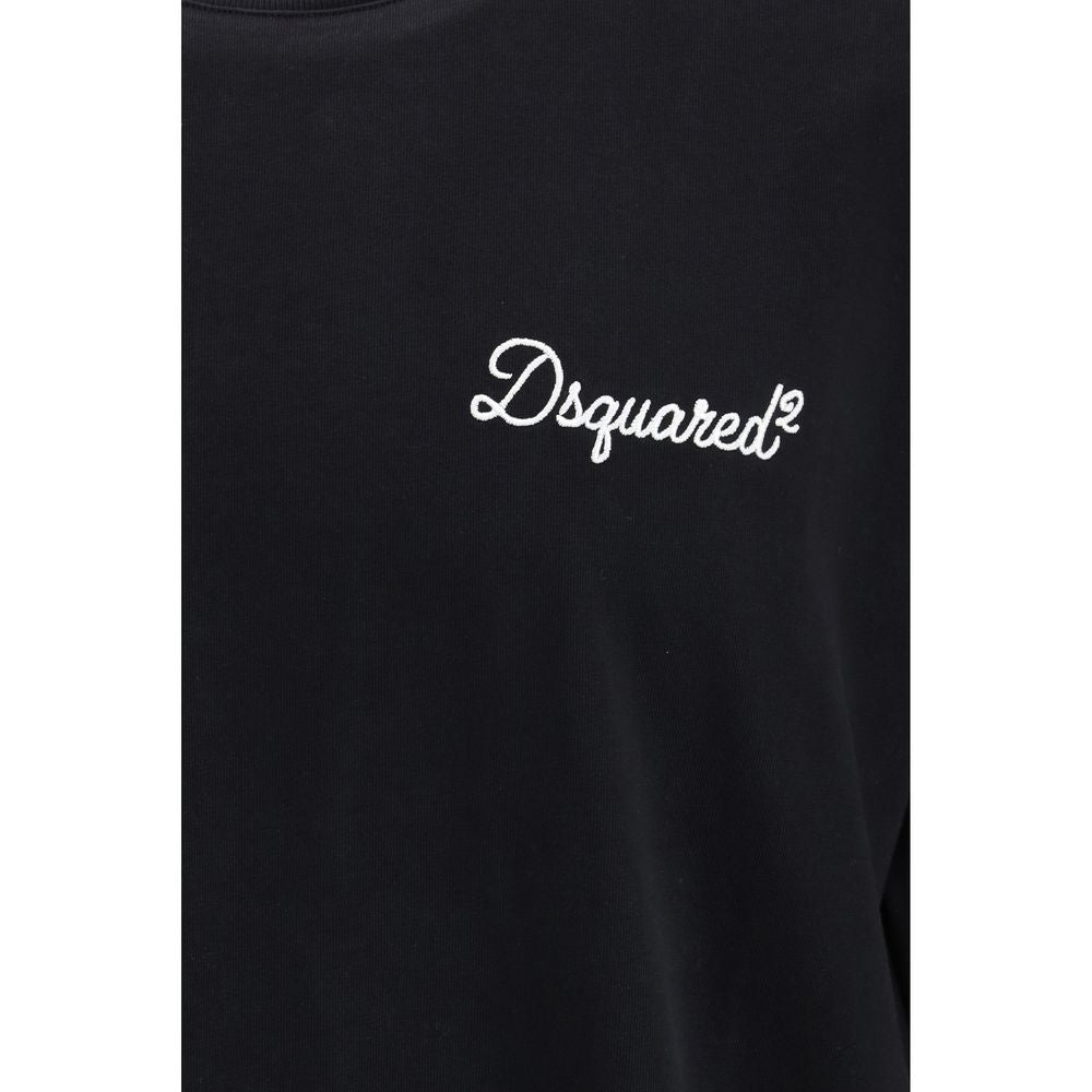 Dsquared2 Black Cotton T-Shirt