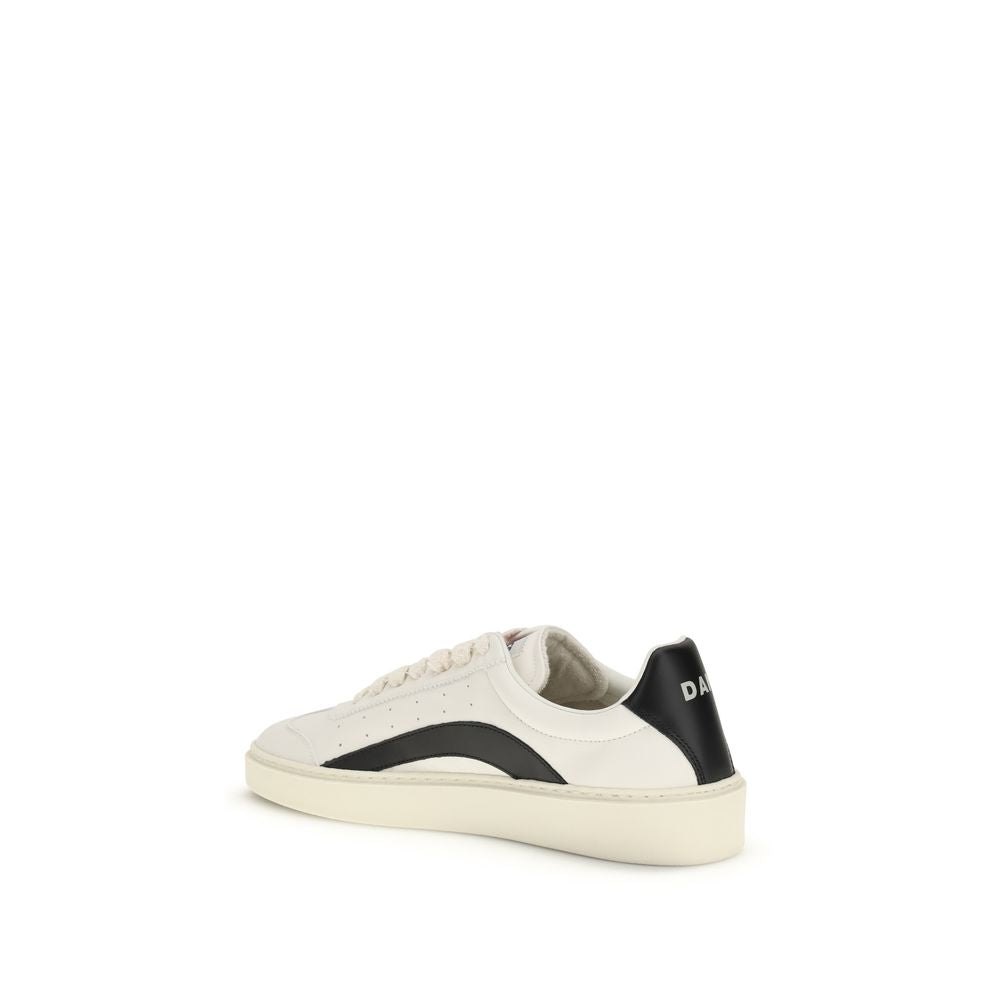 Dsquared2 Multicolour Calf Leather Low Top Sneakers