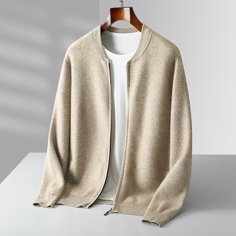 Round Neck Top Men's Cardigan Coat Signvm Project