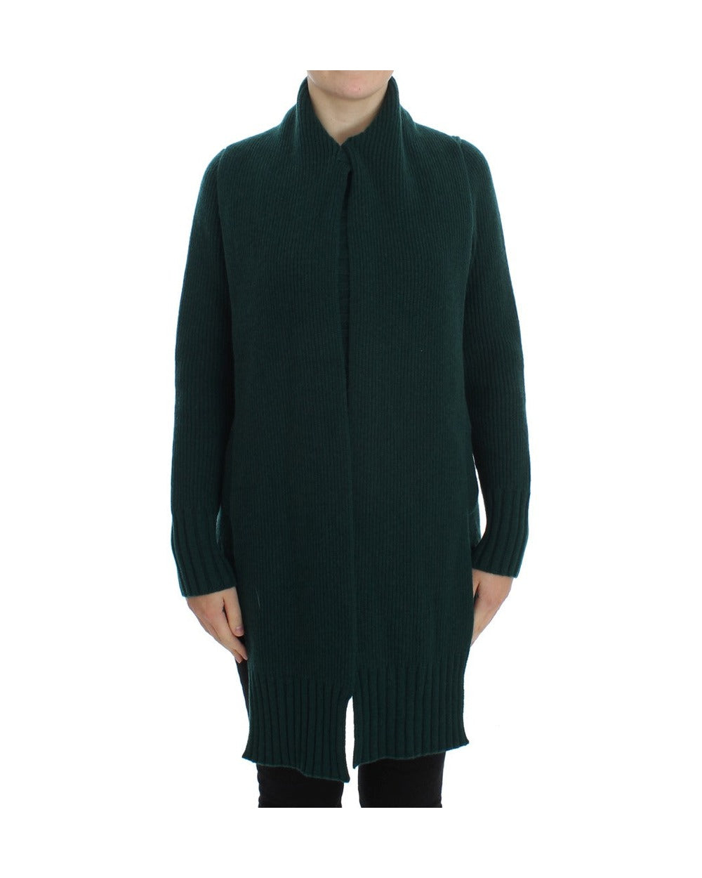 Dolce & Gabbana Green Knitted Cashmere Cardigan