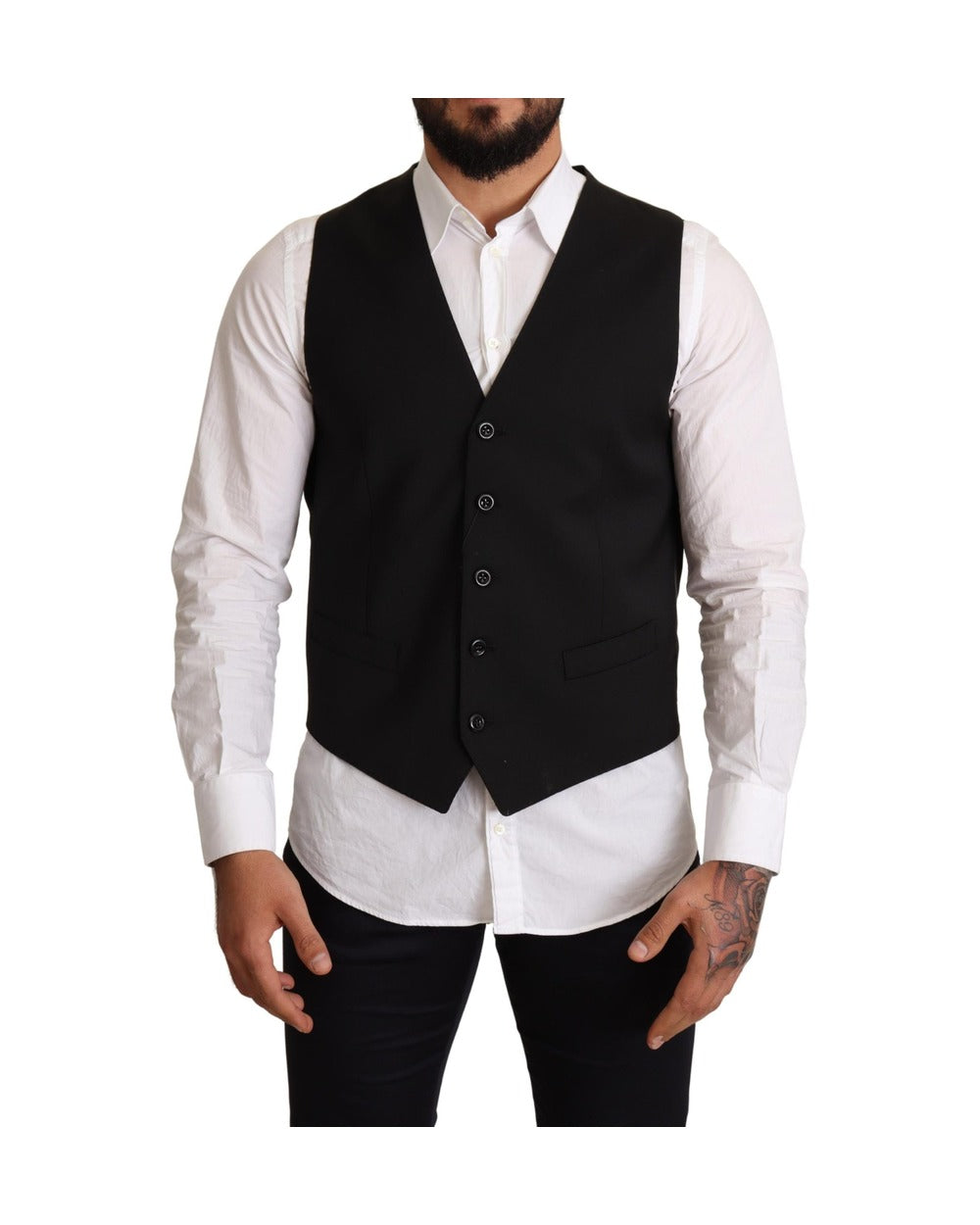Dolce & Gabbana Black Formal dress Vest
