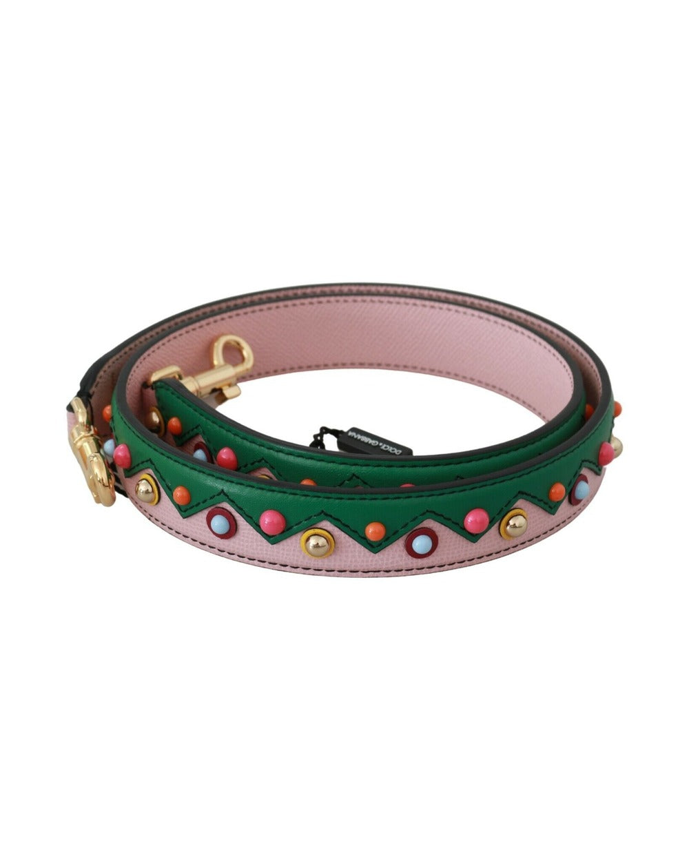 Dolce & Gabbana Shoulder Strap Leather Pink Handbag Accessory