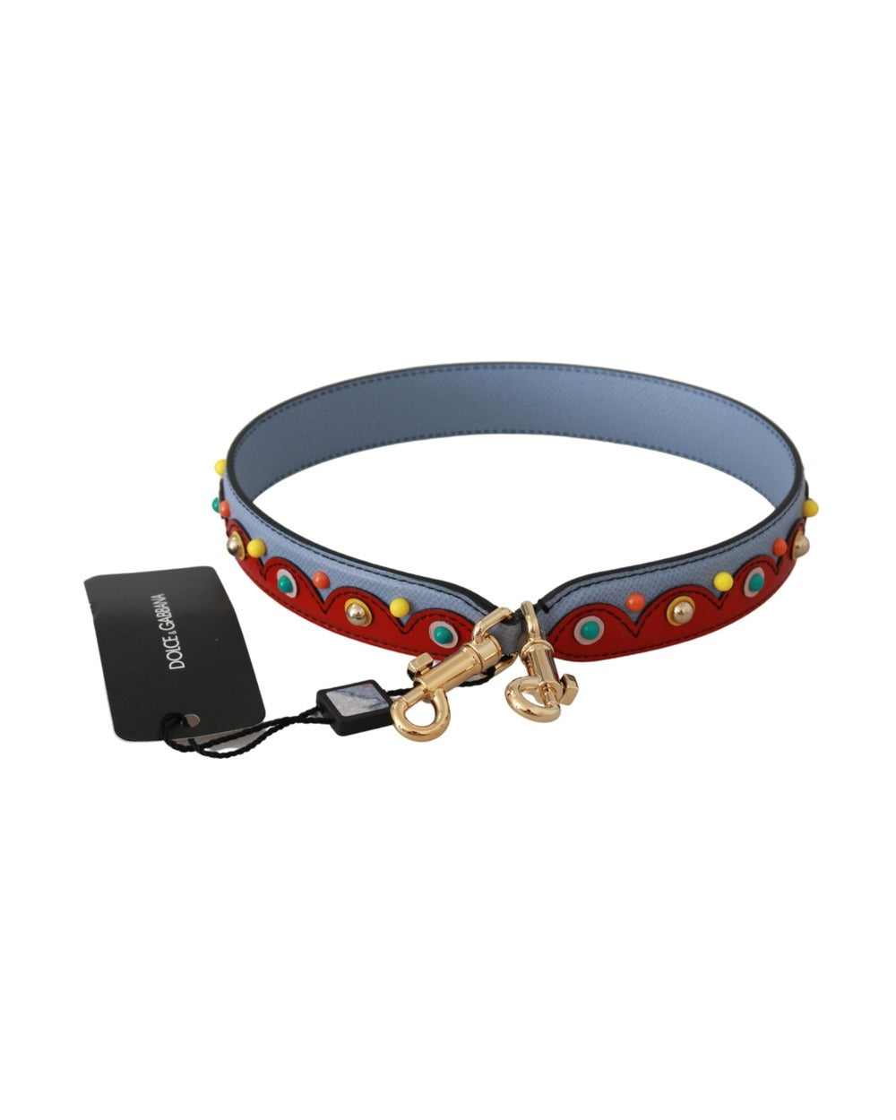Dolce & Gabbana Blue Handbag Accessory Leather Shoulder Strap