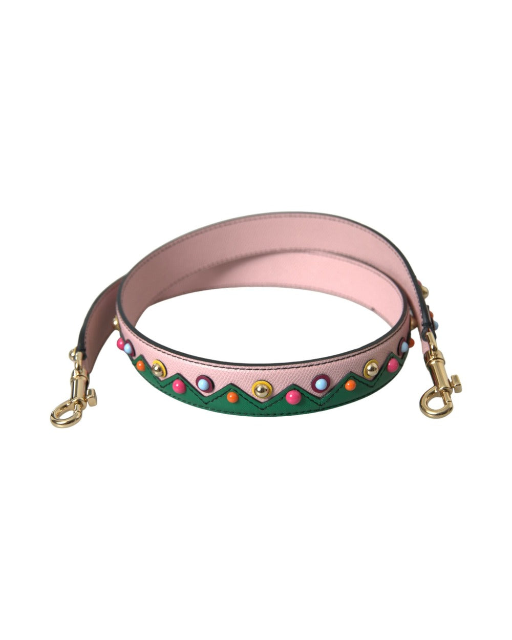 Dolce & Gabbana Pink Leather Handbag Accessory Shoulder Strap
