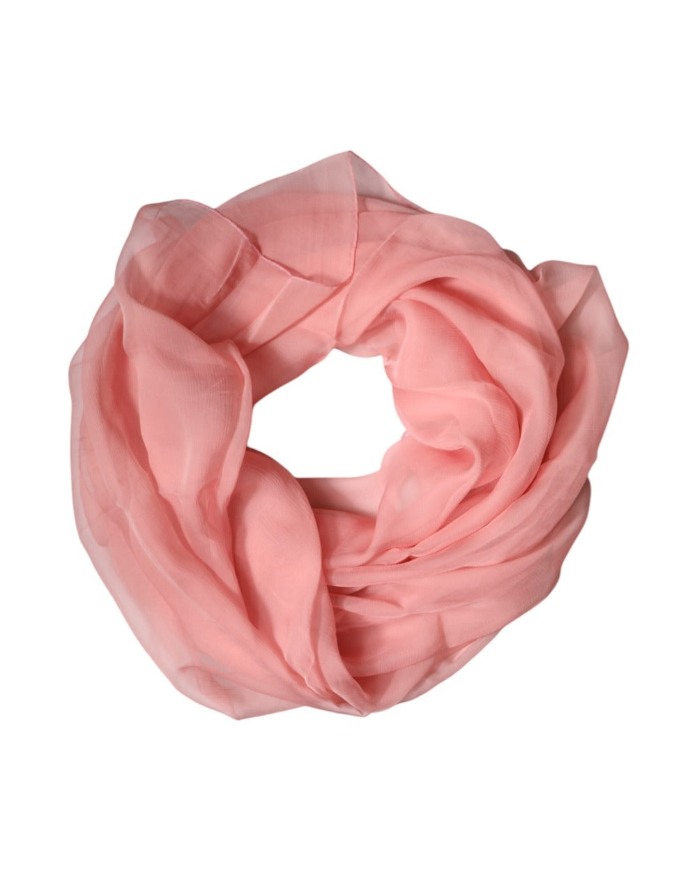 Dolce & Gabbana Pink Silk Rectangle Women Wrap Shawl Scarf