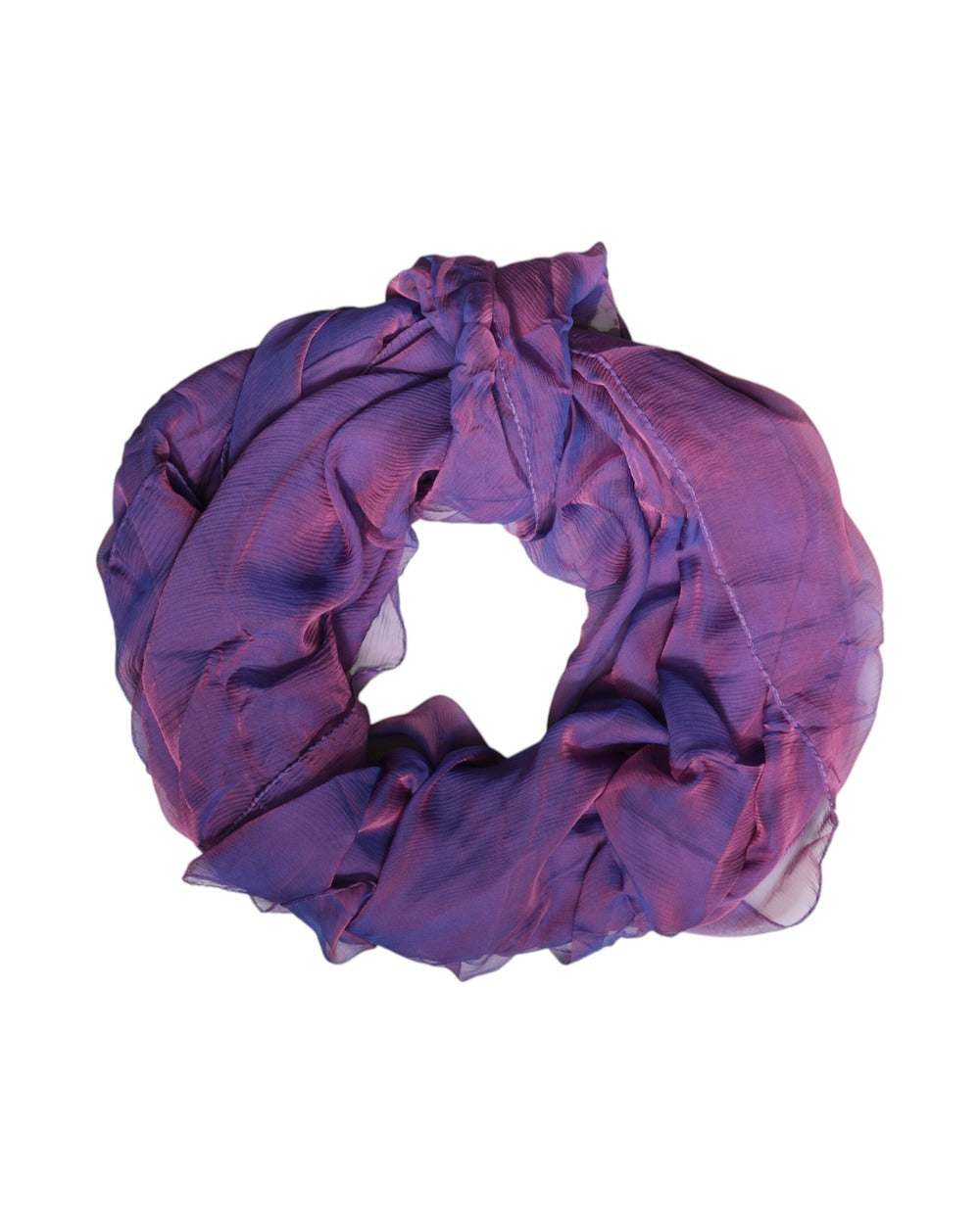 Dolce & Gabbana Purple Silk Rectangle Wrap Shawl Scarf