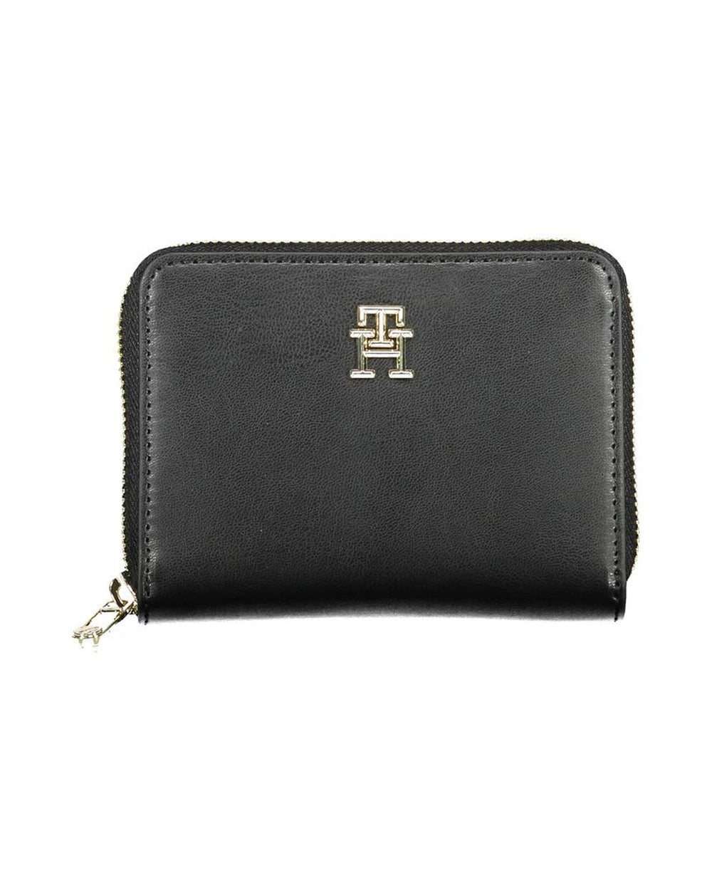 Tommy Hilfiger Black Polyurethane Women Wallet