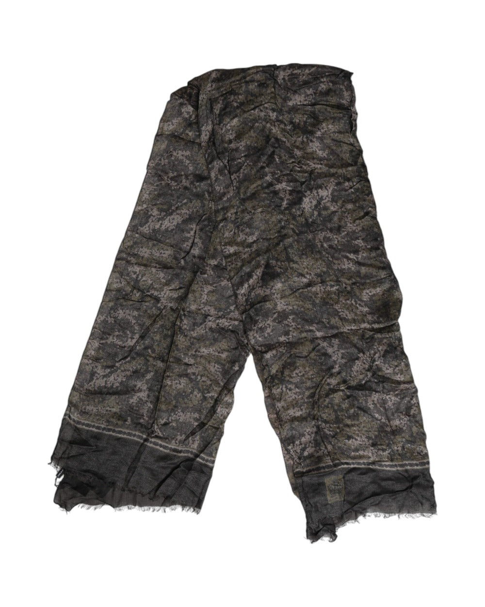 Dolce & Gabbana Camouflage Neck Warmer Wrap Foulard Scarf