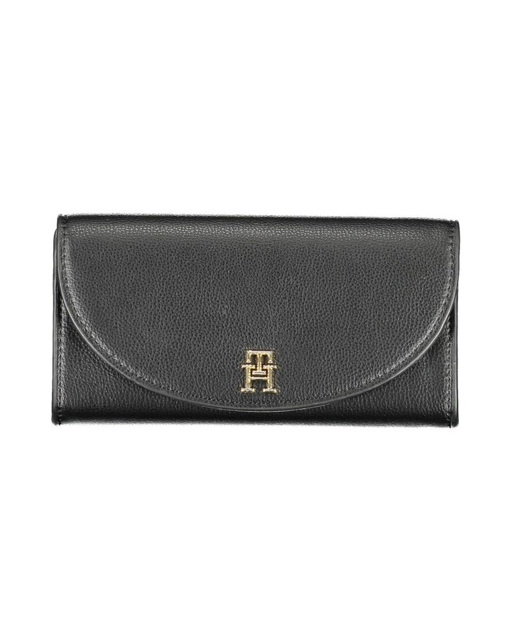 Tommy Hilfiger Black Polyurethane Women Wallet