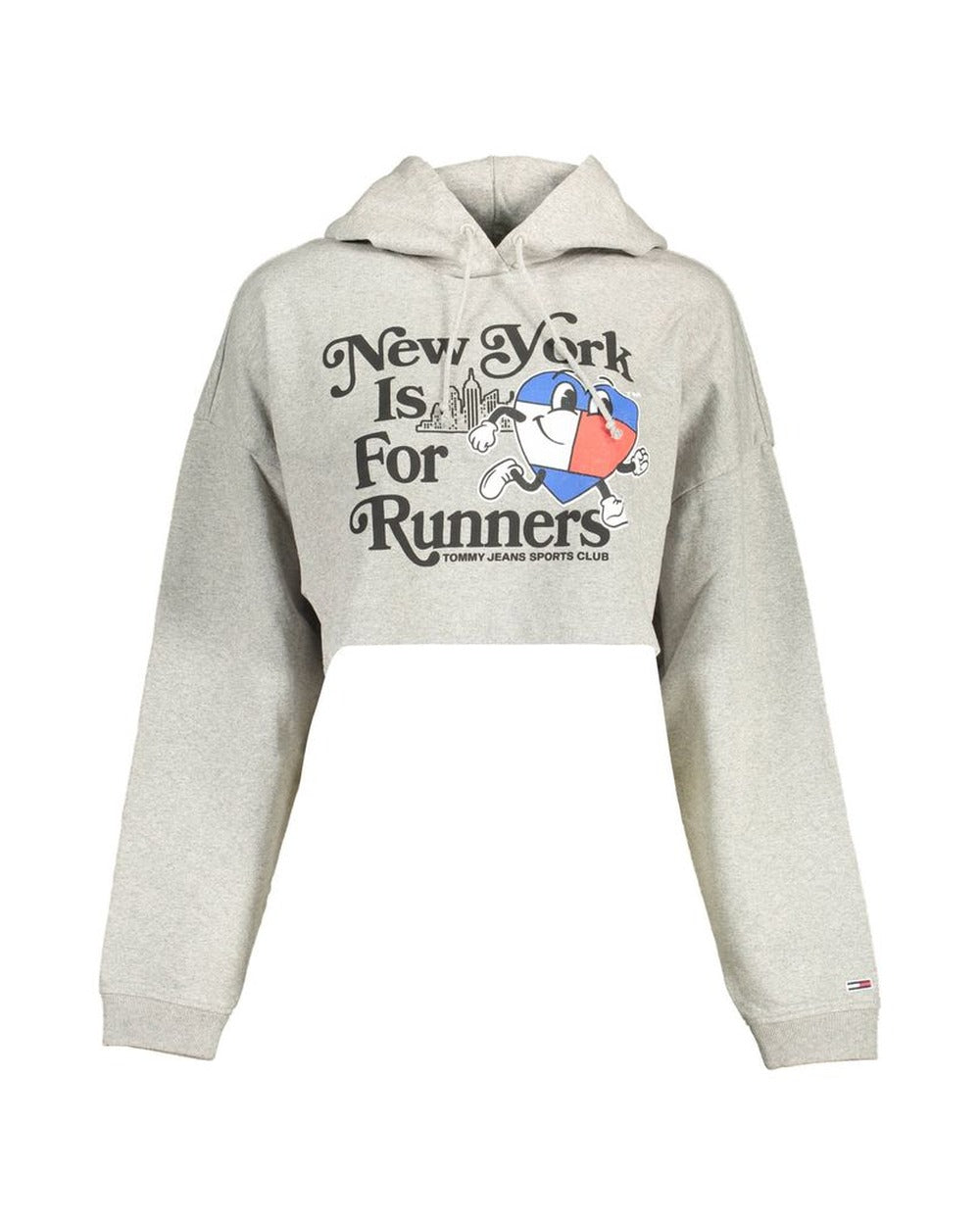 Tommy Hilfiger Grigio Cotton Women Sweatshirt