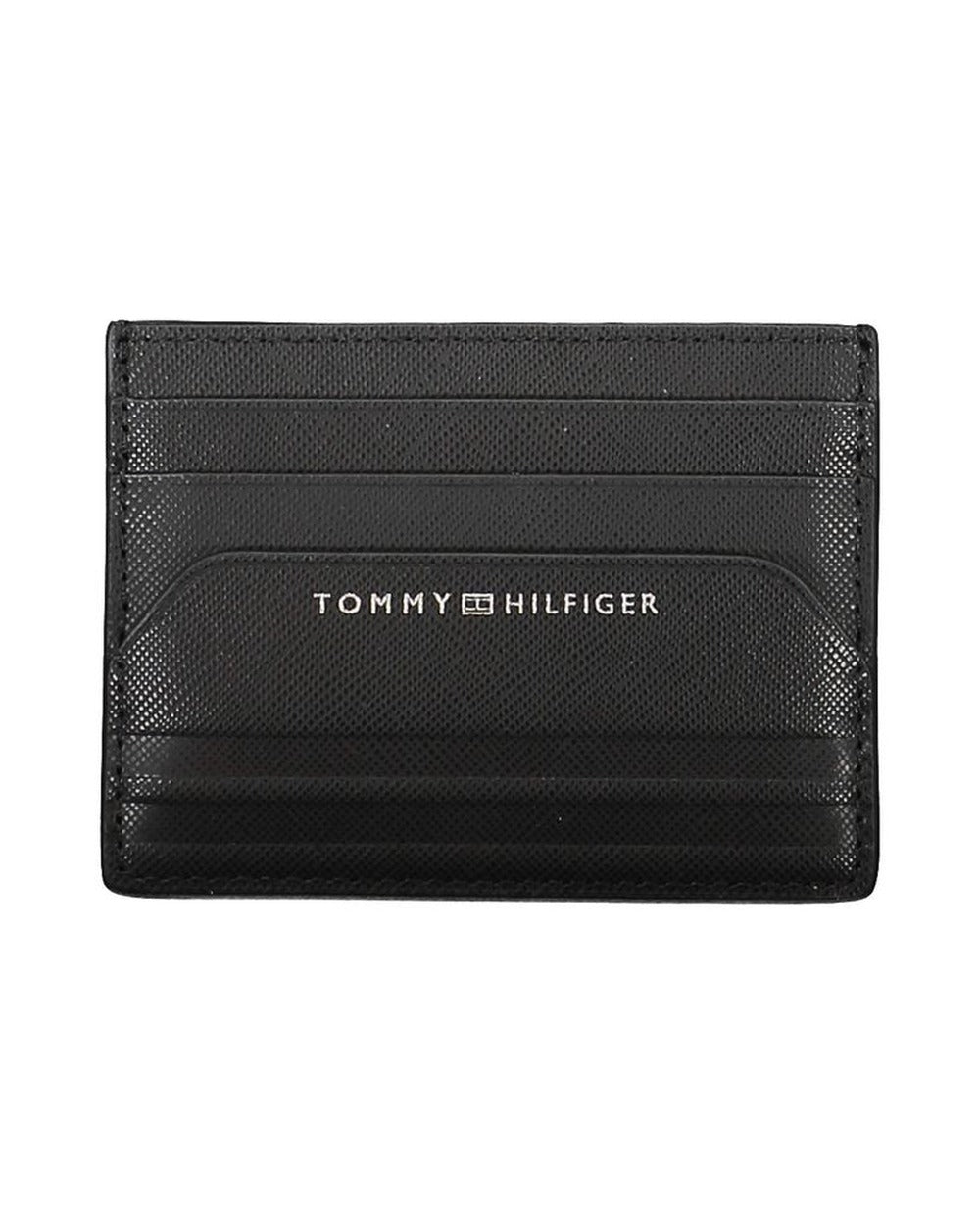 Tommy Hilfiger Black Leather Men Wallet