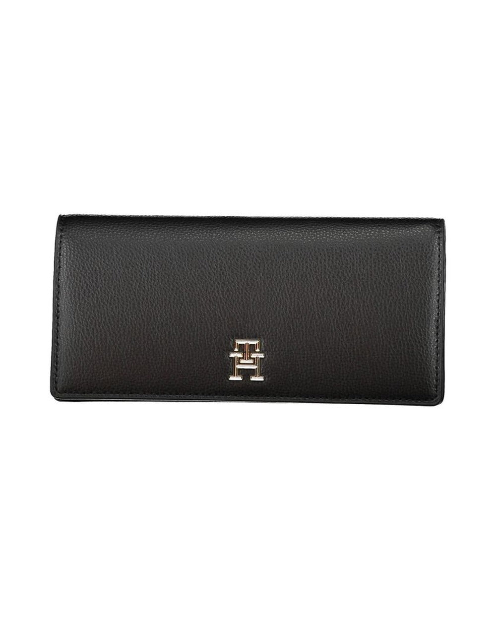 Tommy Hilfiger Black Polyurethane Women Wallet