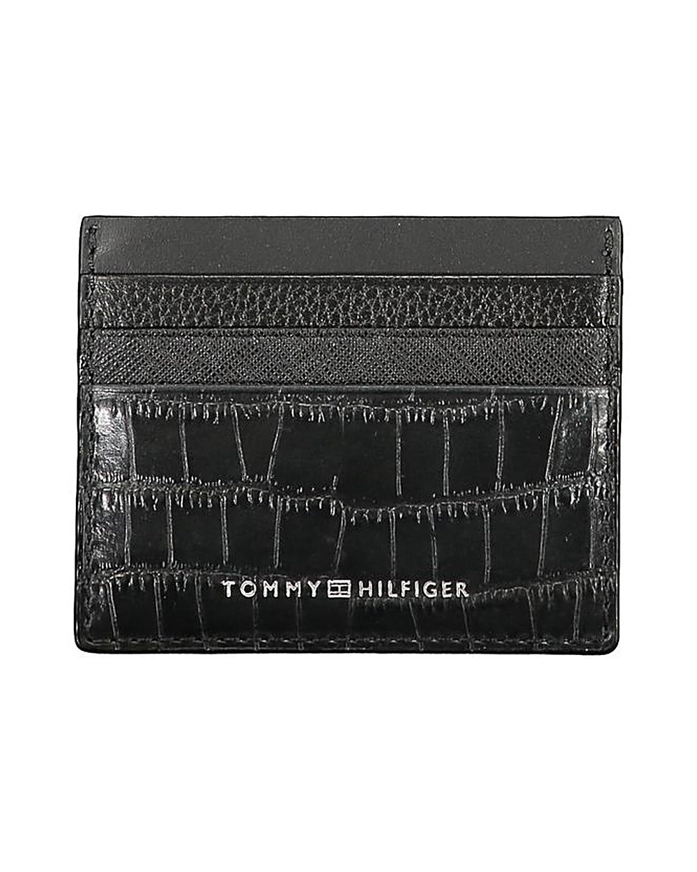 Tommy Hilfiger Black Leather Mens Wallet