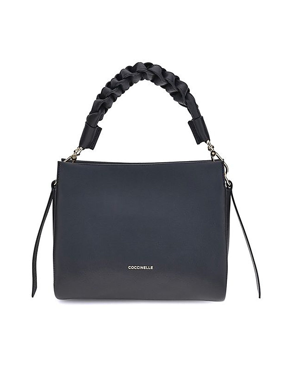 Coccinelle Black Calf Leather Bos Taurus Handbag