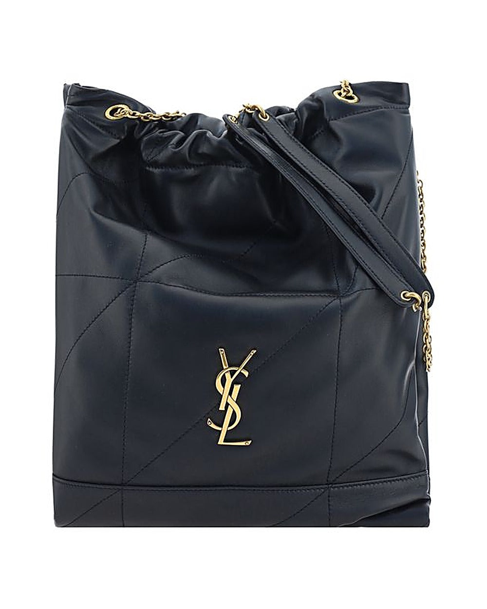 Saint Laurent Black Lamb Ovis Aries Aries Shoulder Bag