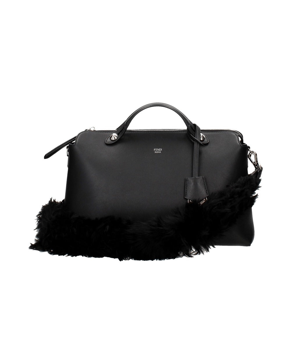 Fendi Black Leather Shoulder Bag